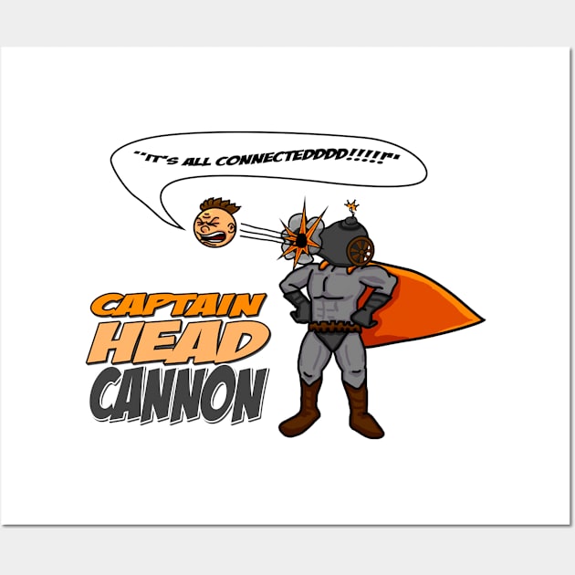 Captain Head Cannon Wall Art by J Dubble S Productions